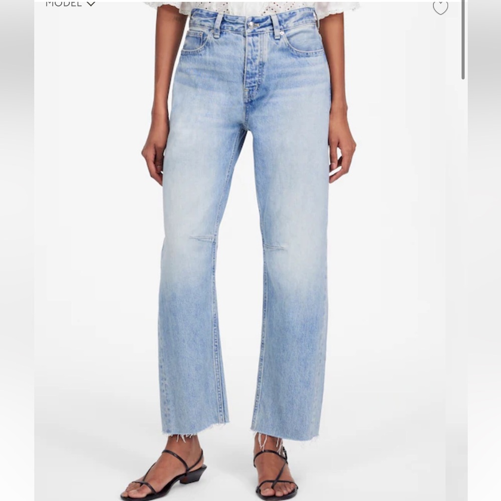 Madewell The Darted Barrel-Leg Jean
Edmonson WashRigid NWT SZ‎ 32 - Picture 2 of 13